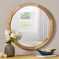 Northome Wood Flat Wall Mirror