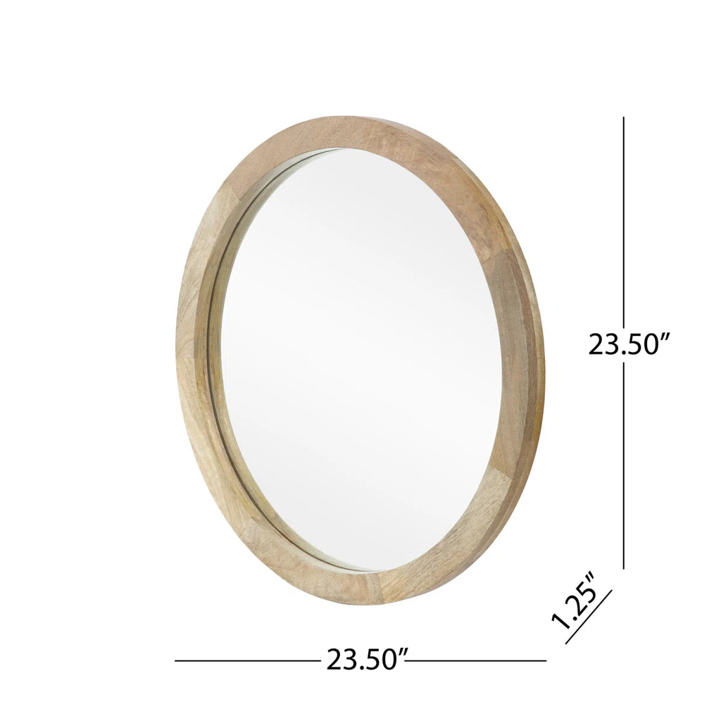 Northome Wood Flat Wall Mirror