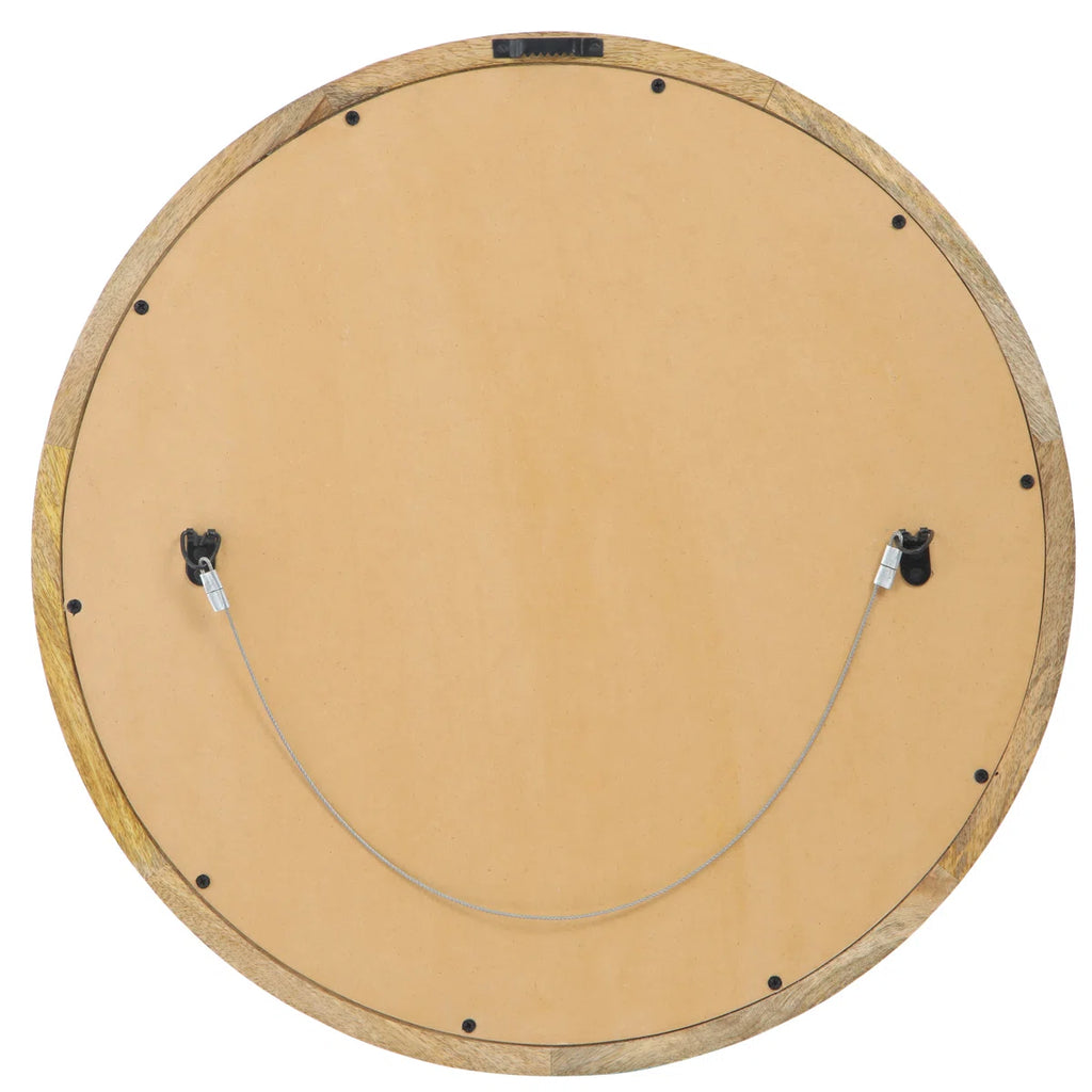 Northome Wood Flat Wall Mirror